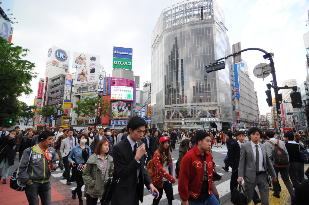folla a Tokyo - foto di Stefano Tieri